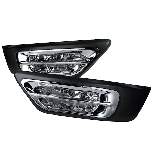 Spec-D Tuning 02-04 Honda CRV Fog Lights Clear LF-CRV02COEM-DL - main